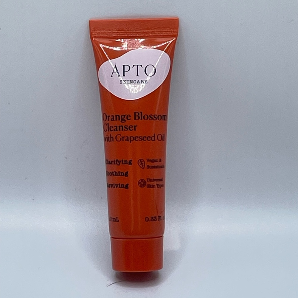 Apto Skincare Orange Blossom Cleanser With Grapeseed Oil 0.33 fl Oz